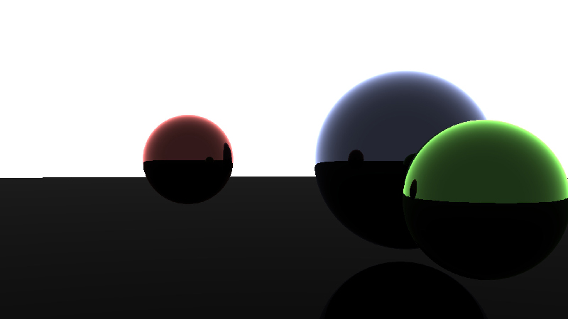 Screenshot of Ray-Tracer rendered output.